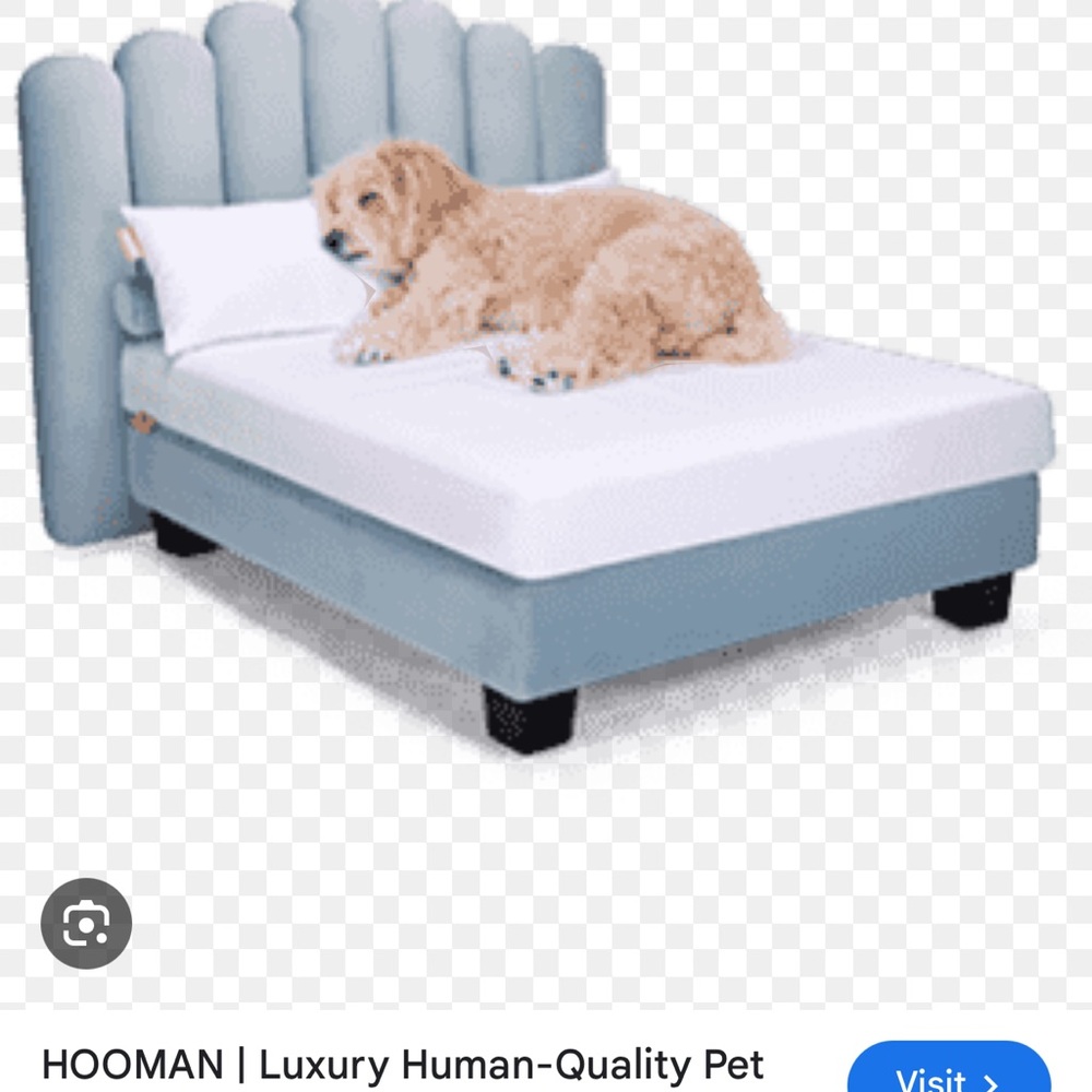 Luxury Pet Bed with Headboard